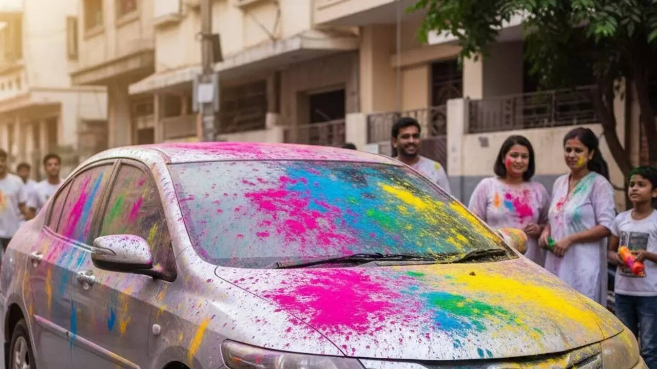 Holi 2026 car/motorcycle care: How to remove colour stains safely