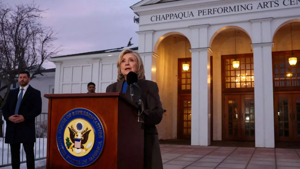 Pizzagate and leaked photos: Hillary Clinton faces tough questions over Epstein files