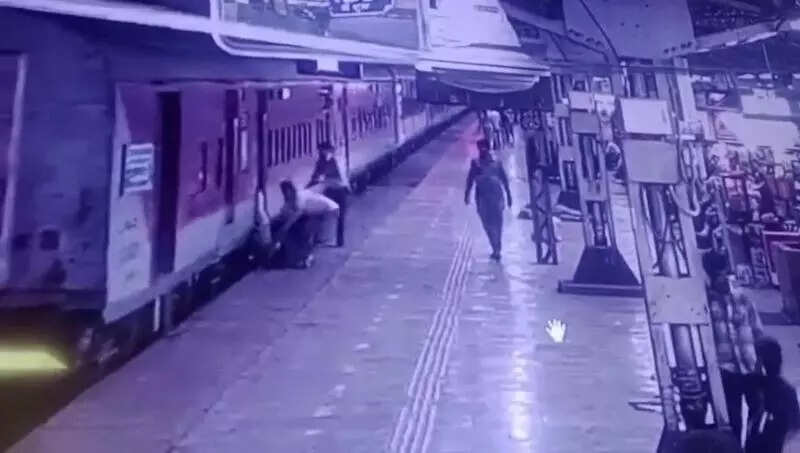 Snatched from death’s grip: RPF heroes in Ahmedabad save man who slipped into platform gap trying to board moving train to get to son in Pune ICU