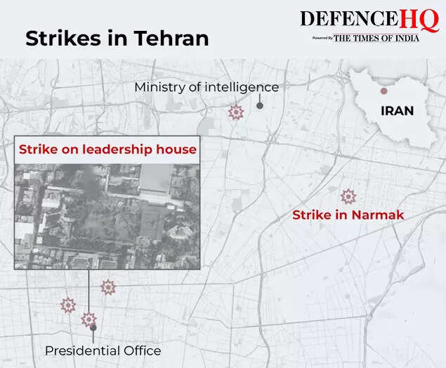 US-Israeli strikes in Tehran