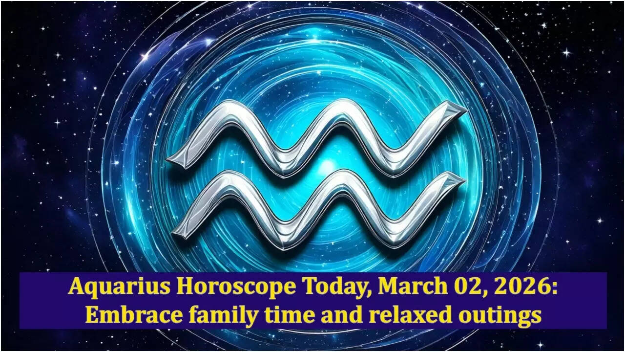Aquarius Horoscope Today, March 02, 2026: Embrace family time and relaxed outings