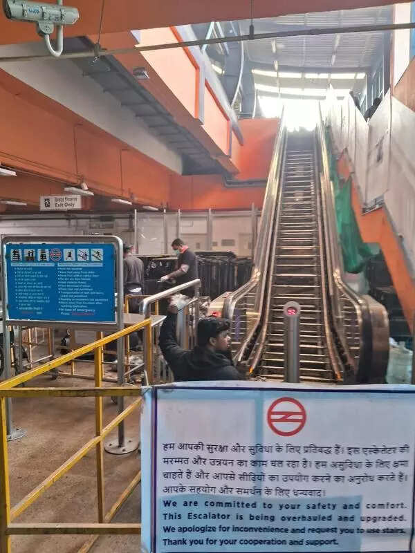 DMRC refurbishing 130 escalators at 15-yr mark to avert mid-life crisis