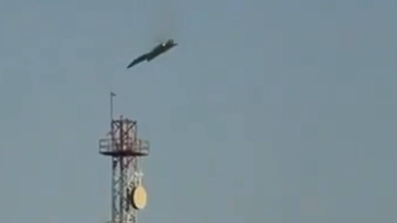 US F-15 down in Kuwait? Iran shares video showing fighter jet engulfed in flames, pilots ejecting