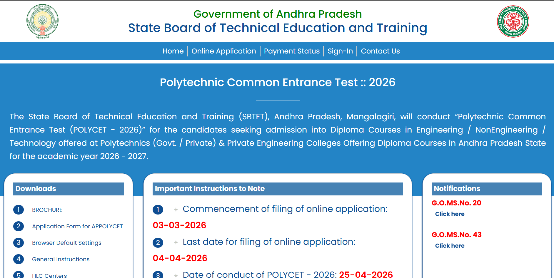 AP POLYCET registration window 2026 opens today: Check direct link to apply here