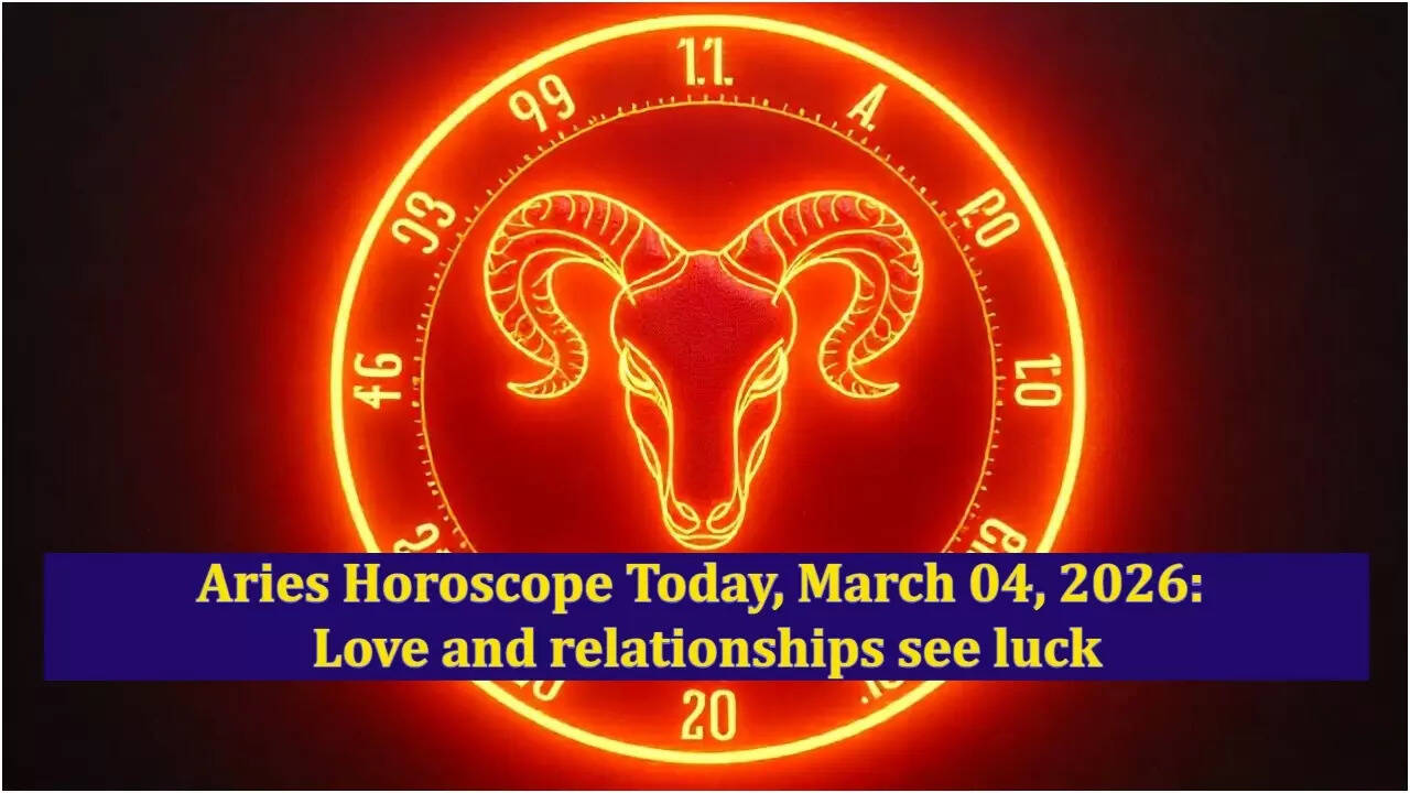 Aries Horoscope Today, March 04, 2026: Love and relationships see luck