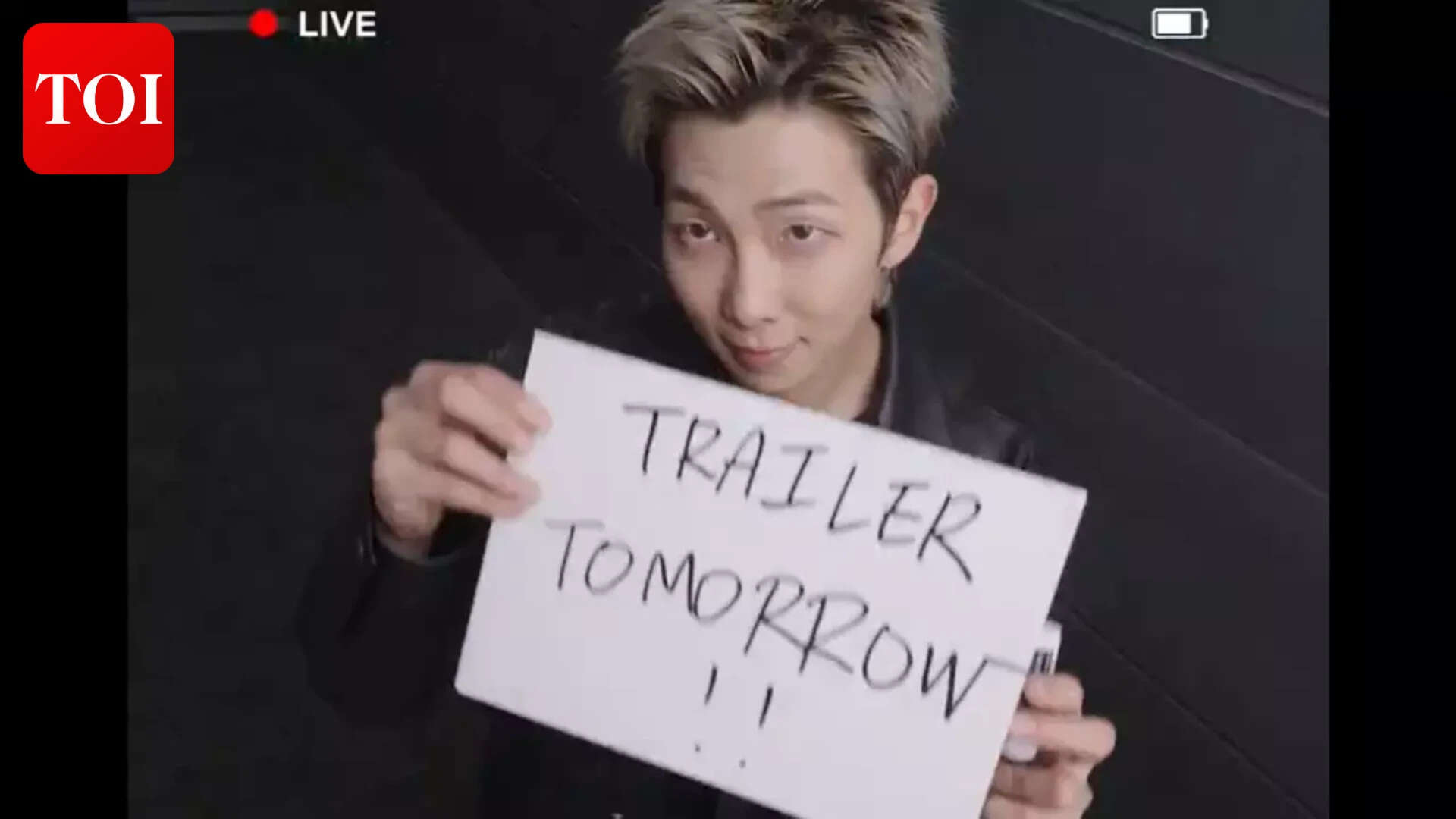 'BTS THE COMEBACK LIVE' trailer to release tomorrow