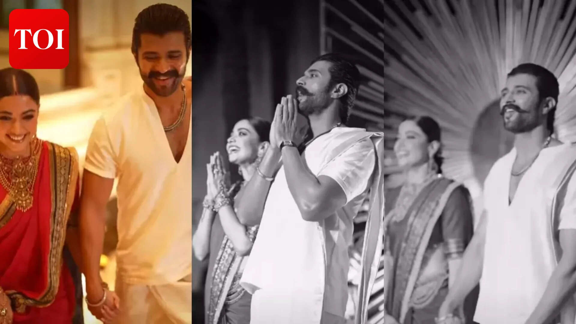 Rashmika Mandanna and Vijay Deverakonda share reception video