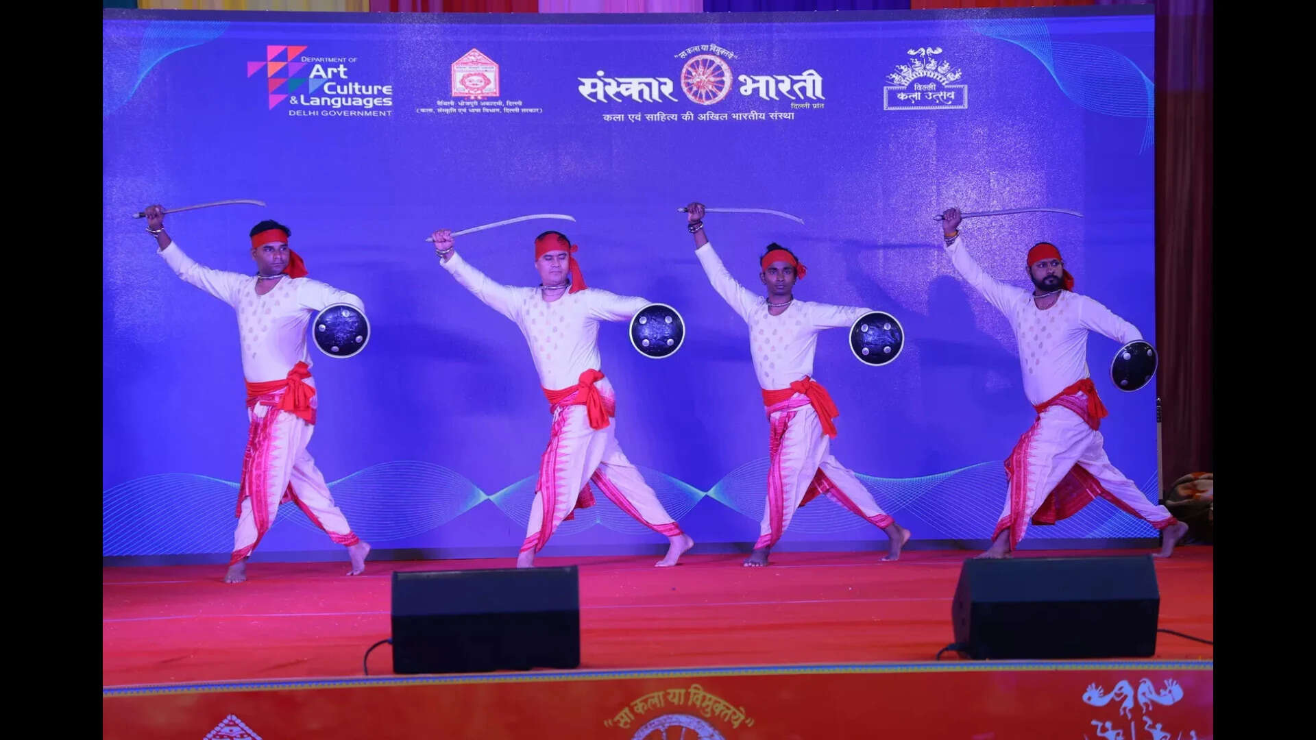 The festival showcased a vibrant confluence of classical music, dance, folk performances, theatre, poetry, and traditional art forms