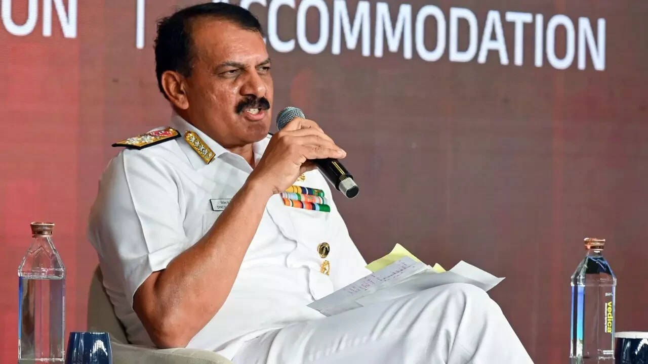 Global conflicts show wars won’t be short, need to build resilient defence industrial capacities: Navy chief