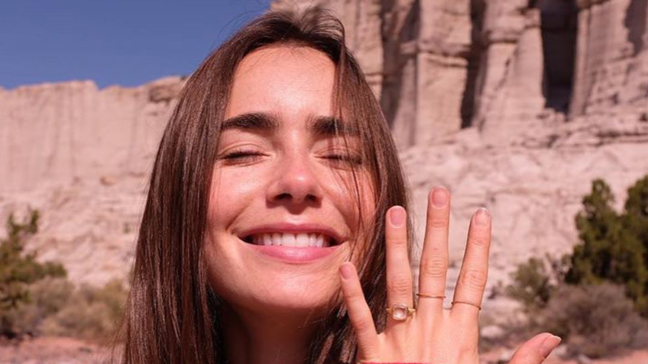 Lily Collins is overjoyed on getting back her engagement ring