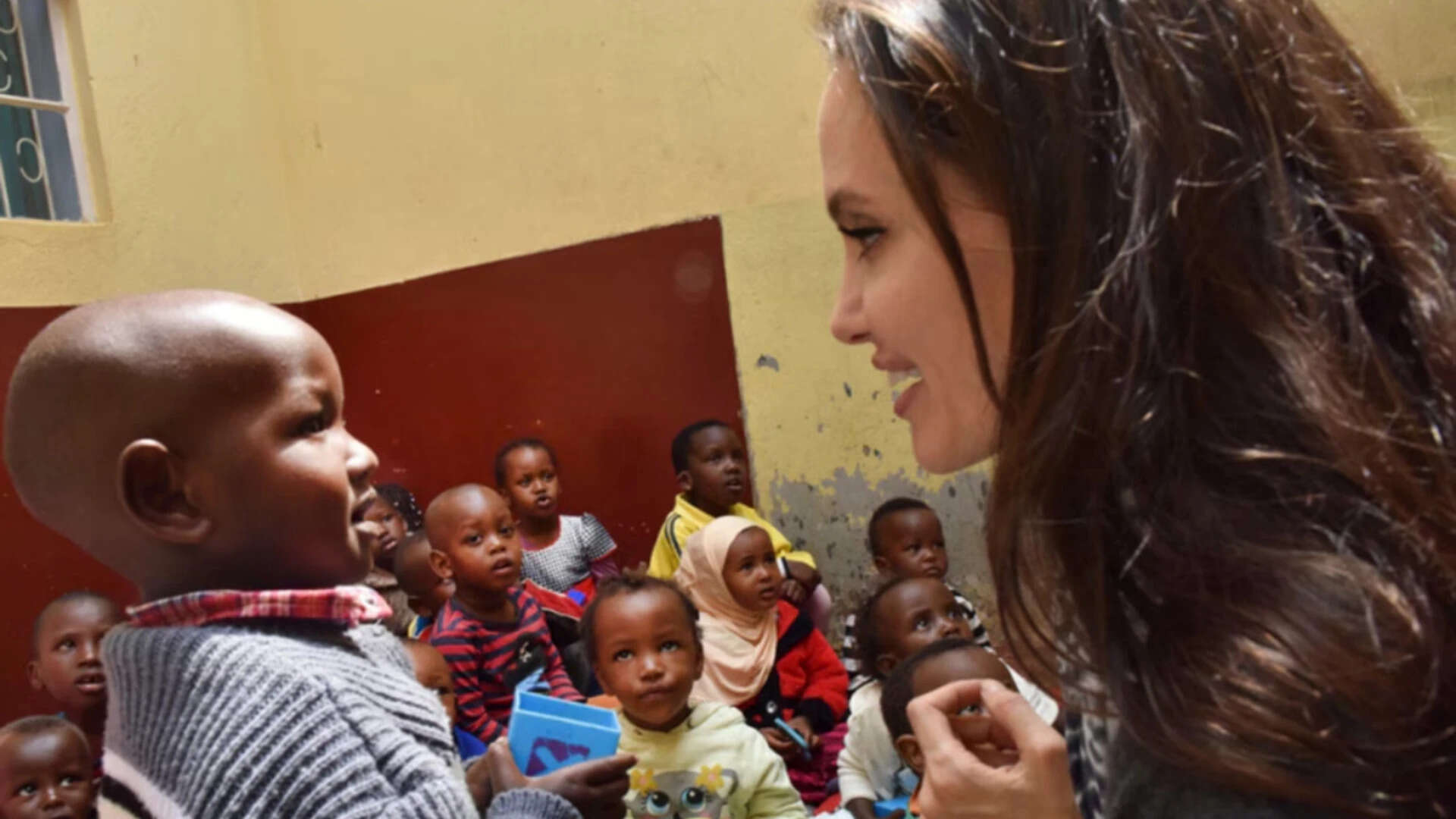 When Angelina Jolie visited refugee girls in Kenya