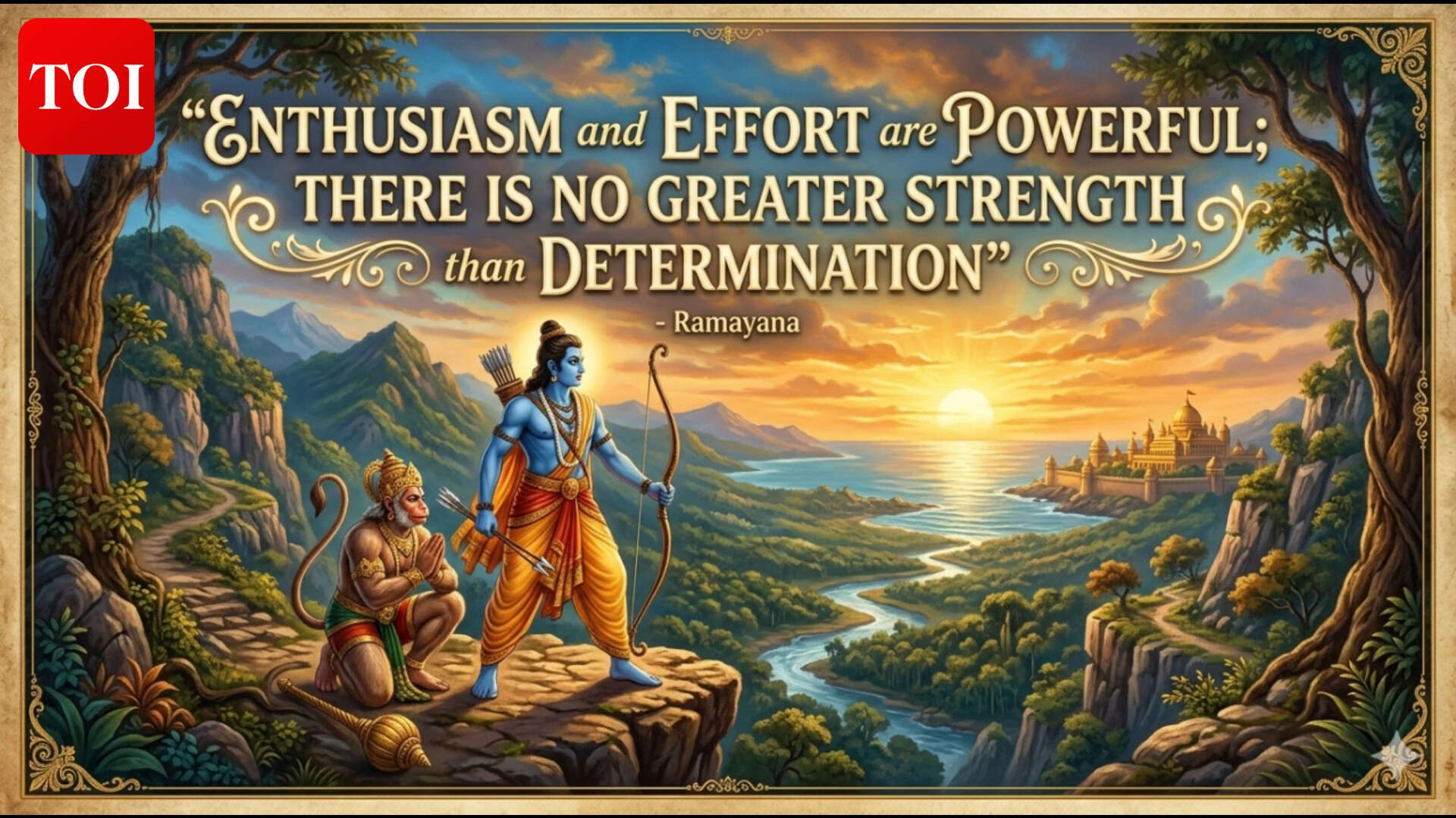 Lakshmana's Quote On Determination: Ramayana highlights power of perseverance; message resonates today