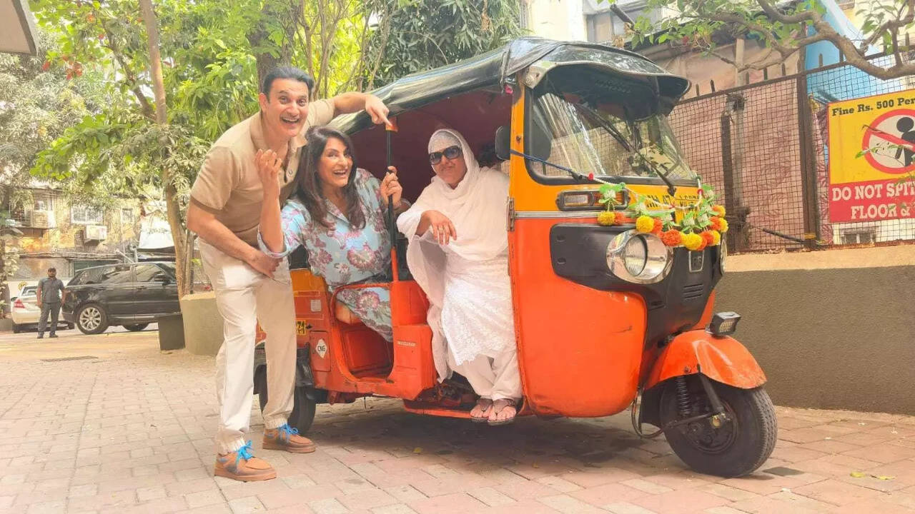 Archana Puran Singh meets with female auto driver Shirin Ansari