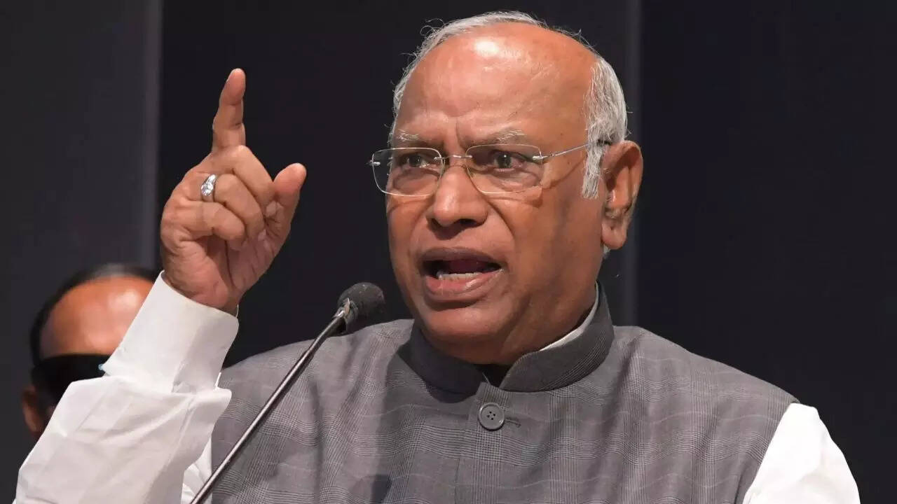 ‘Trump has caught hold of Modi’s nose’: Kharge slams PM over US ties &amp; Middle East crisis