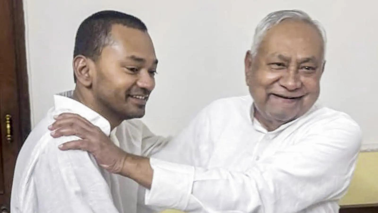 Tuskers, camels, cadre line up as Nitish Kumar’s son Nishant joins JDU