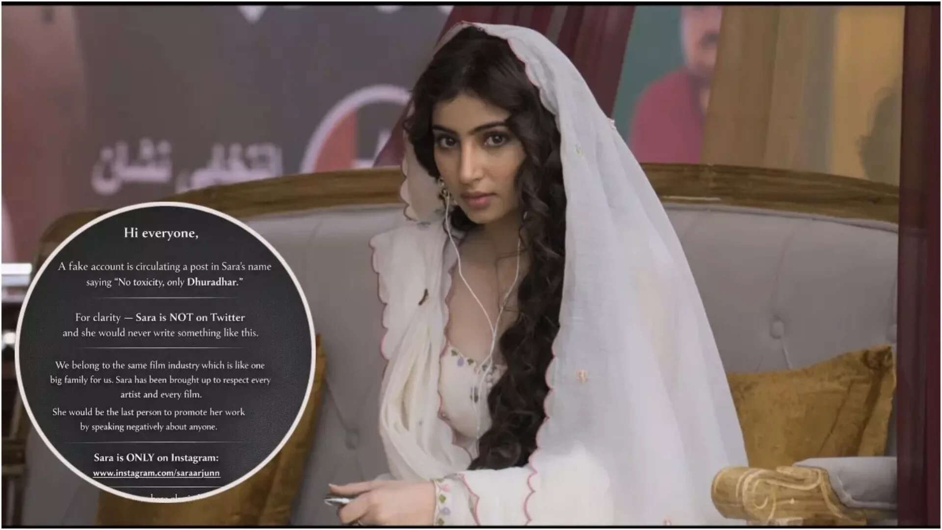 Sara's dad issues statement after fake post takes a dig at 'Toxic'