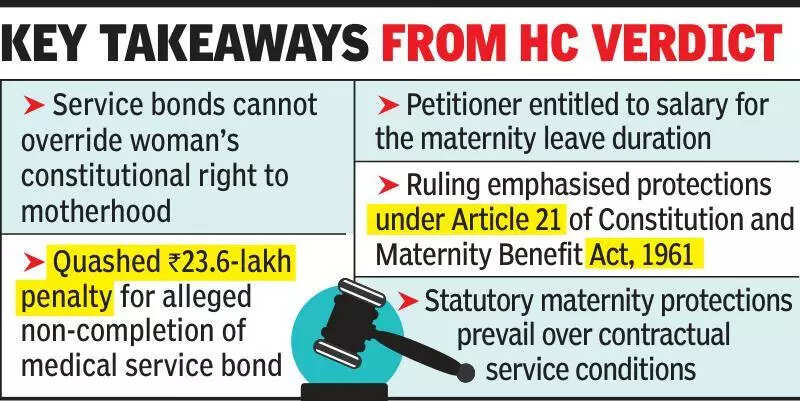 Maternity leave no service break, motherhood overrides bond: HC