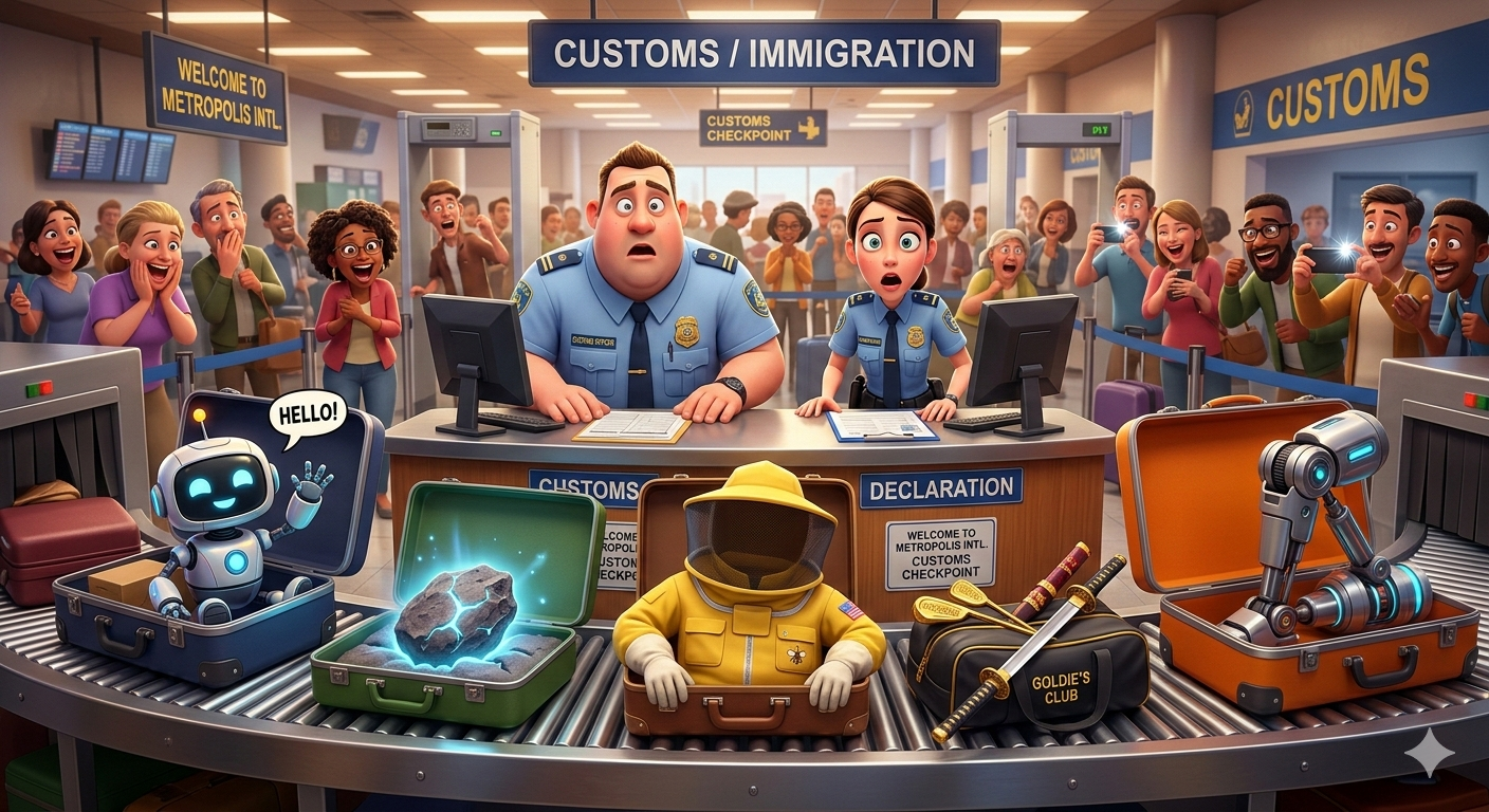 Believe it or not: At the airport, there’s more to luggage than meets the eye