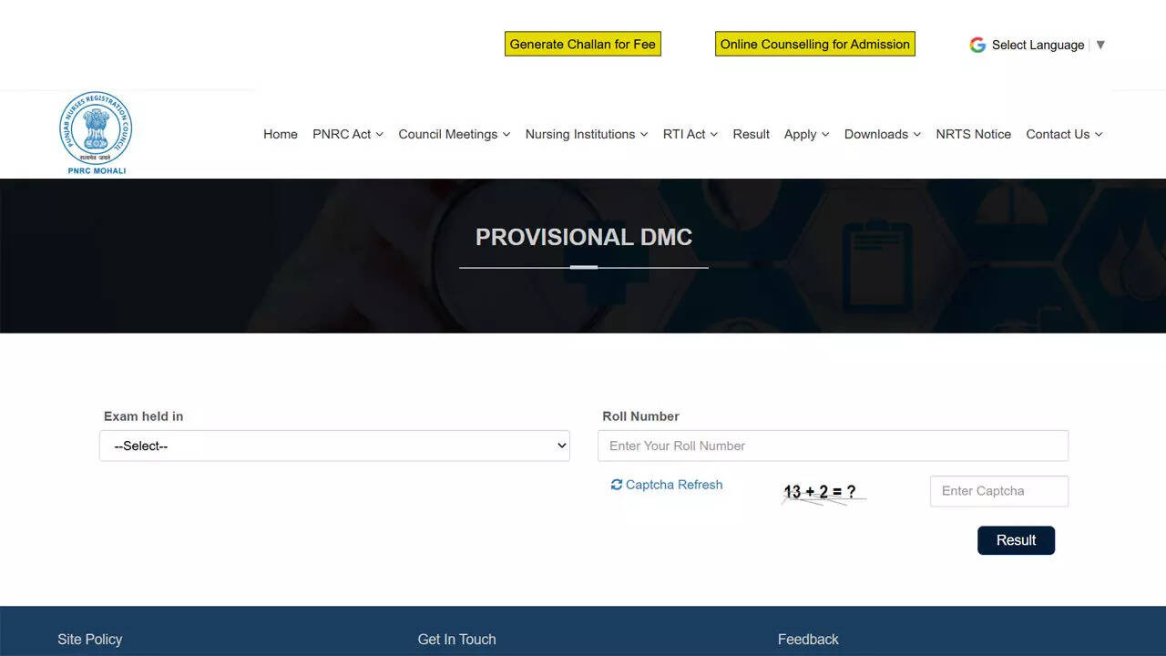 PNRC declares GNM first year result 2026 for February exams, nursing students can check marks here