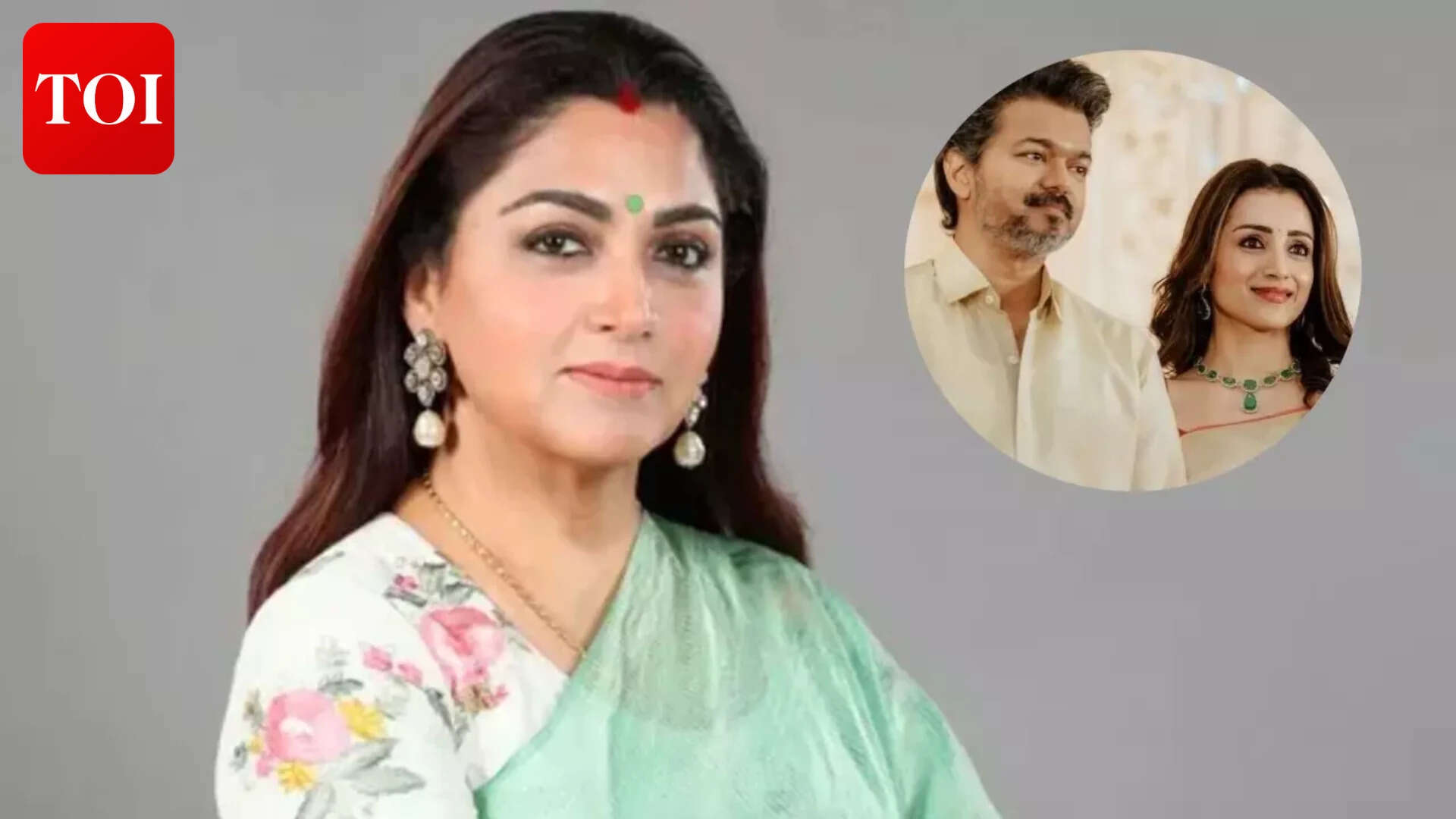 Khushbu defends Vijay and Trisha amid viral appearance