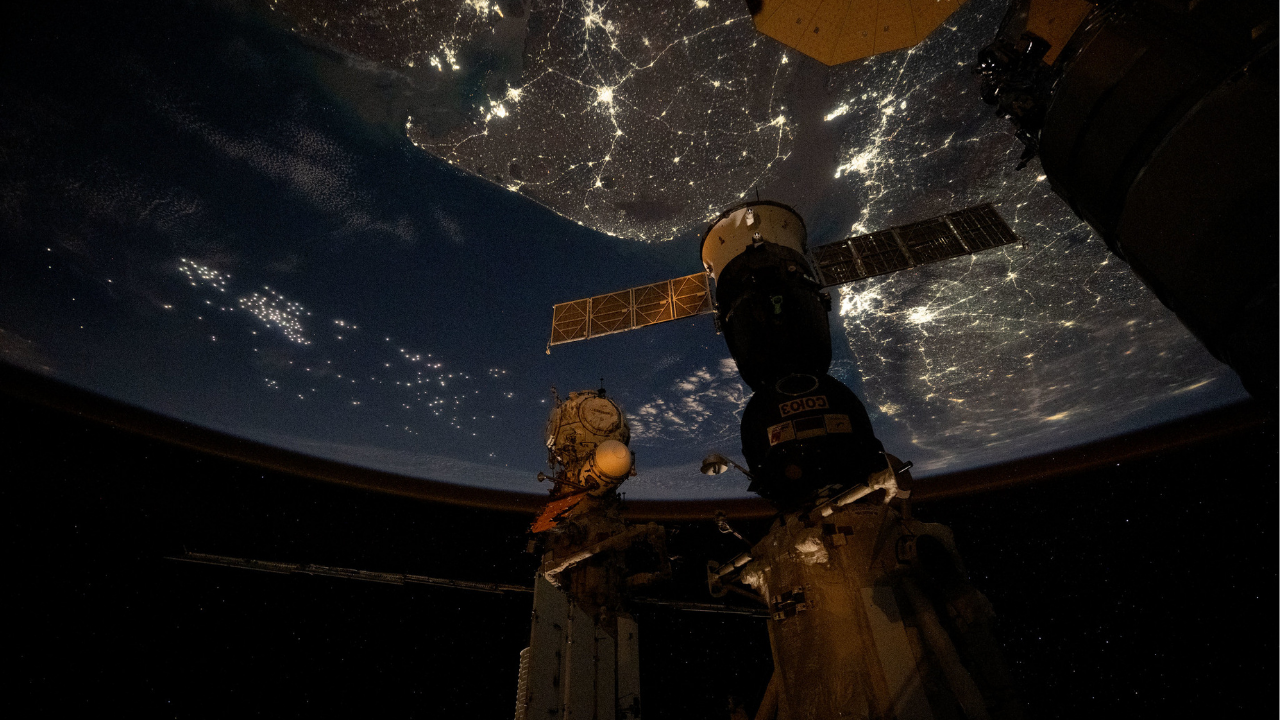ISS shares stunning nighttime view over Arabian Sea and Himalayas