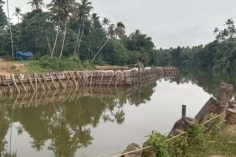 Delay in work on check dam raises water supply concerns