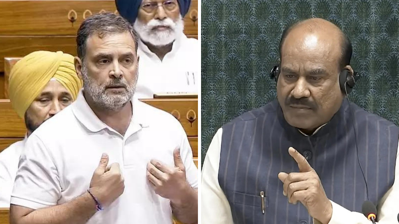 Lok Sabha showdown continues: Speaker stops Rahul Gandhi mid-speech after his remark on Hardeep Puri