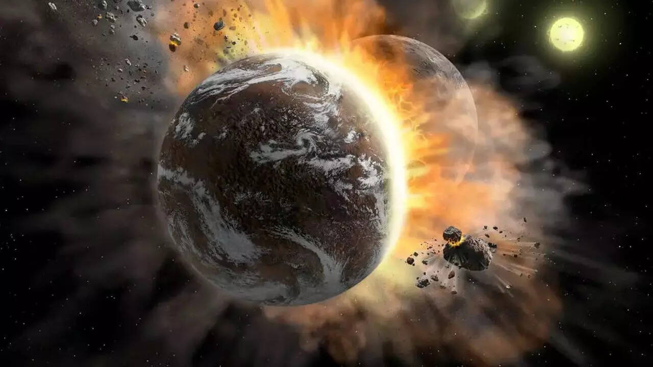 Astronomers uncover evidence of two planets colliding in a distant solar system