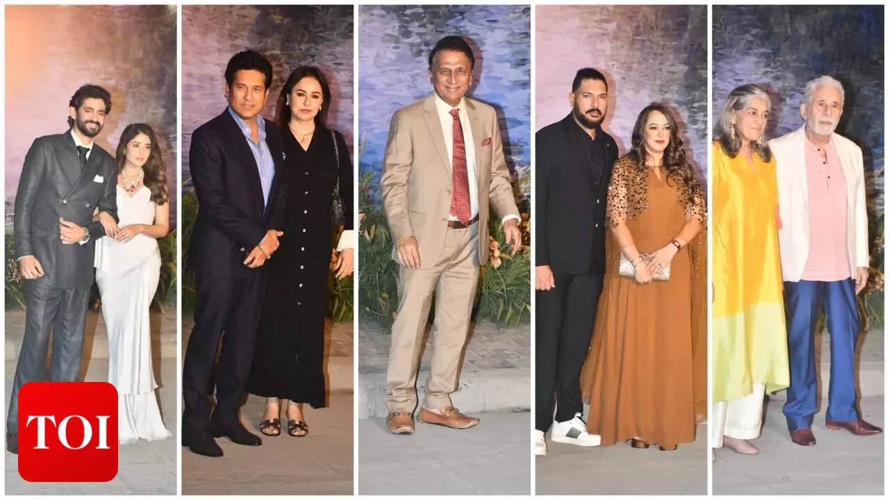 Sachin Tendulkar, Yuvraj Singh attend Gaurav Kapur–Kritika wedding reception