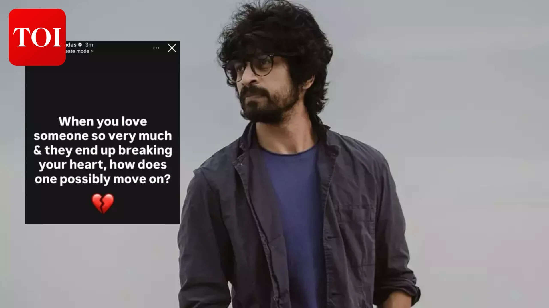 Arjun Das’s cryptic post sparks heartbreak speculations