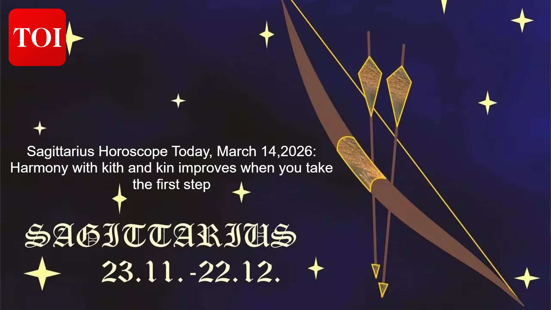 Daily Sagittarius Forecast: Save and invest with discipline; conversations heal tensions