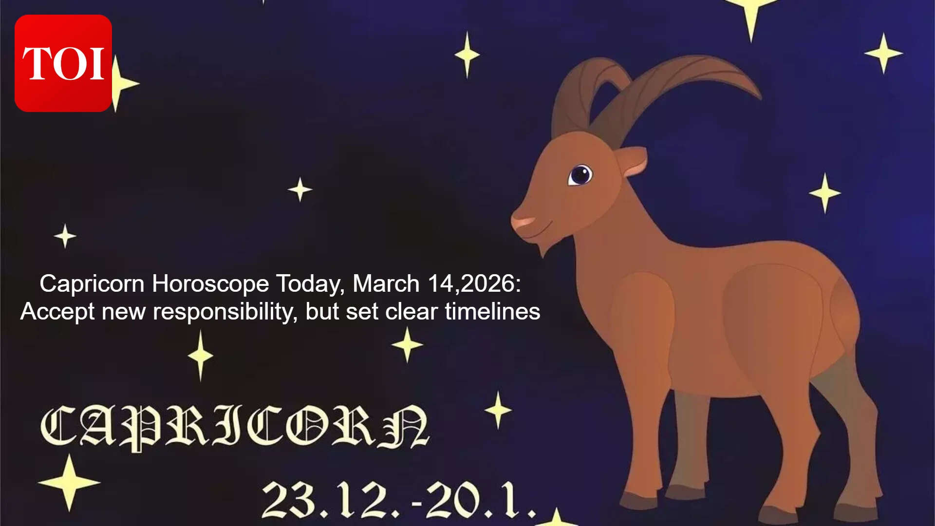 Daily Capricorn Horoscope: Saturn rewards steady effort; avoid lending to acquaintances