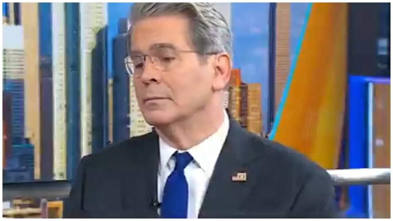 ‘The president wants you right away’: Treasury Secretary Scott Bessent pulled from live broadcast; viewers say his voice was ‘shaken’ — watch