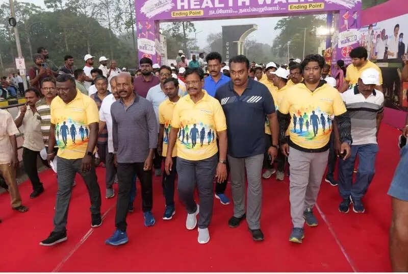 Chennai gets 2nd health walk at Avadi, 1st one at Adyar a mess