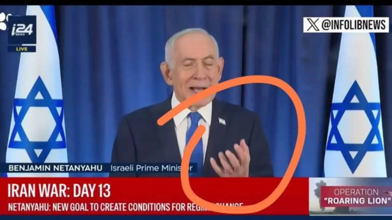 Internet claims recent viral video of Israeli PM 'AI-generated' as it shows '6 fingers'