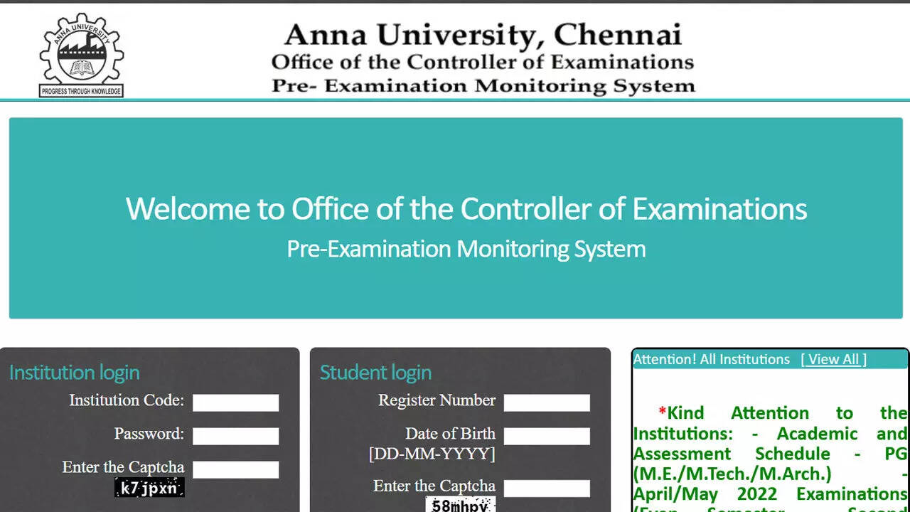 Anna University results 2026 declared for UG, PG courses; marksheets available at coe1.annauniv.edu