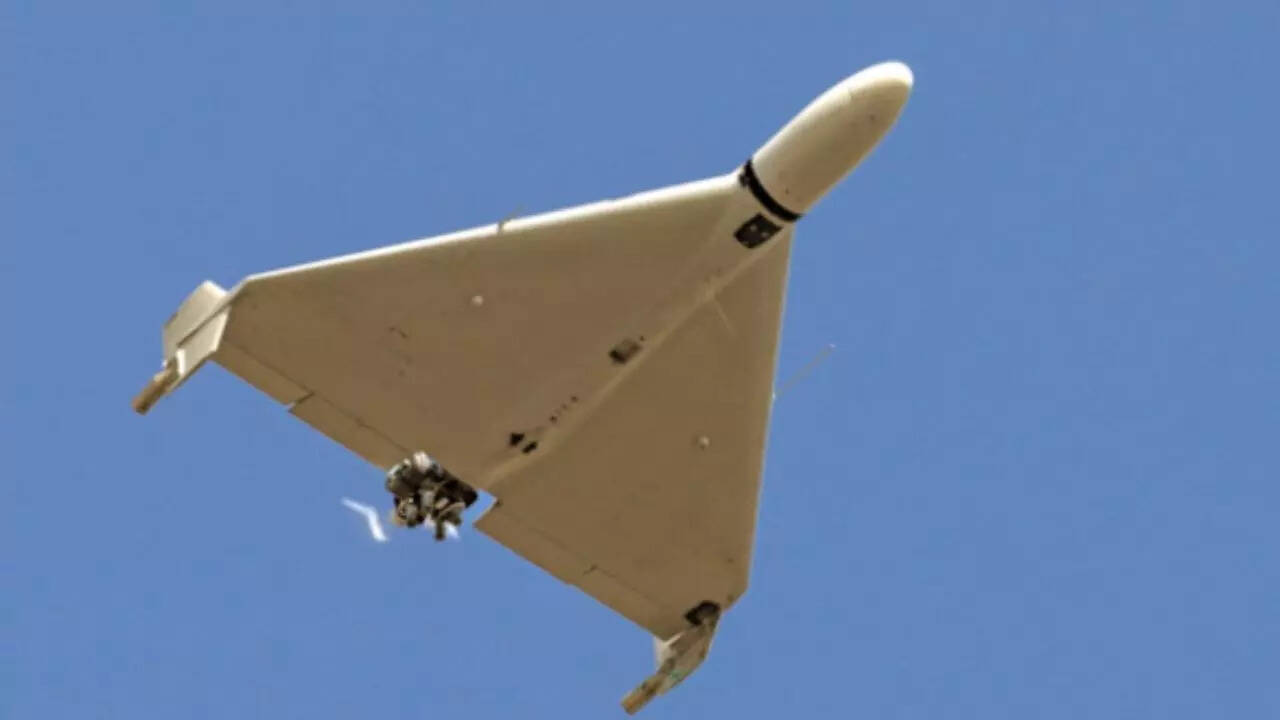 Inside Iran's war tunnel: Huge collection of drones displayed under Khamenei's images - watch