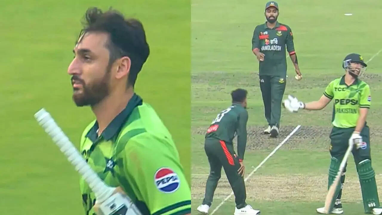 Salman Ali Agha reprimanded after controversial run-out in 2nd ODI