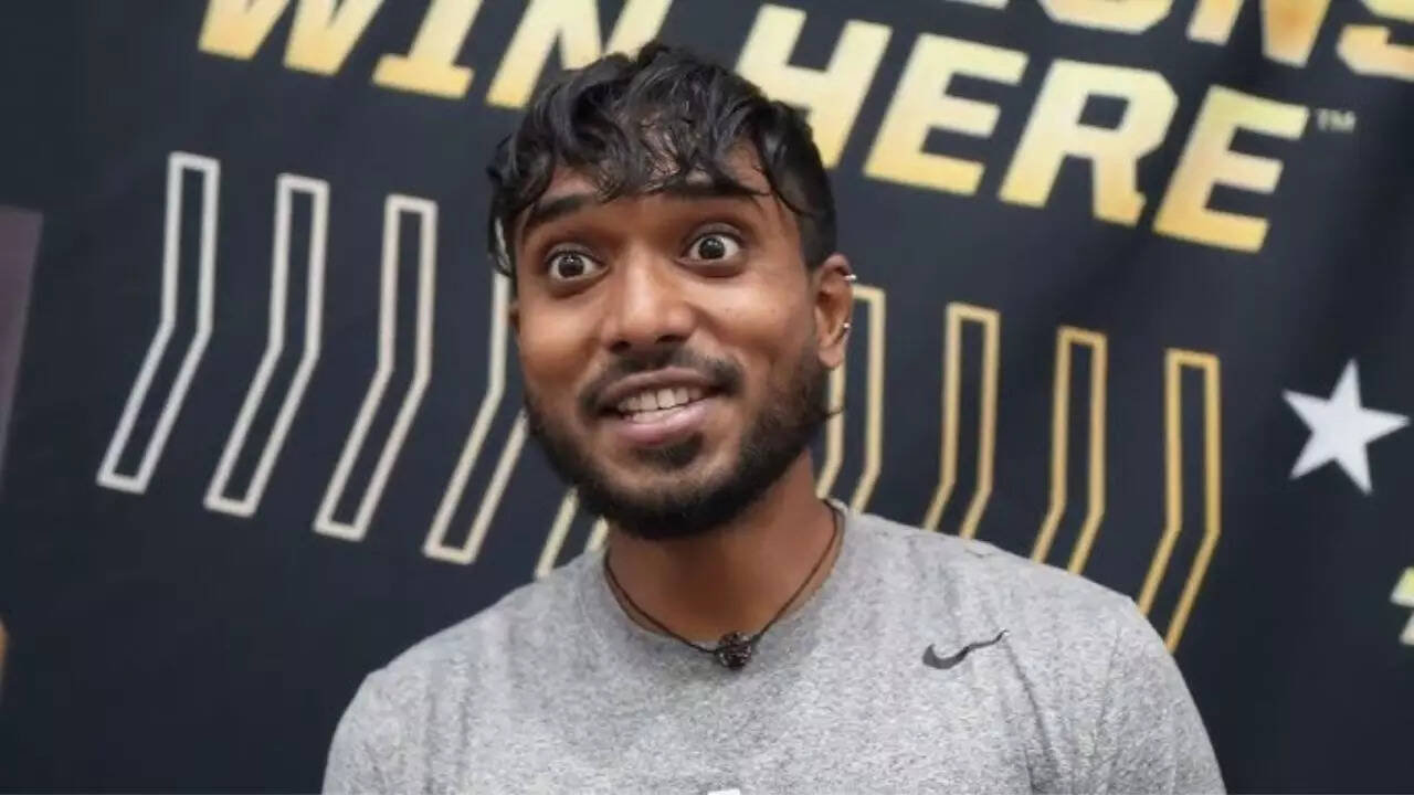 Sathyanathan breaks national record, wins gold at NCAA Indoor C’ships