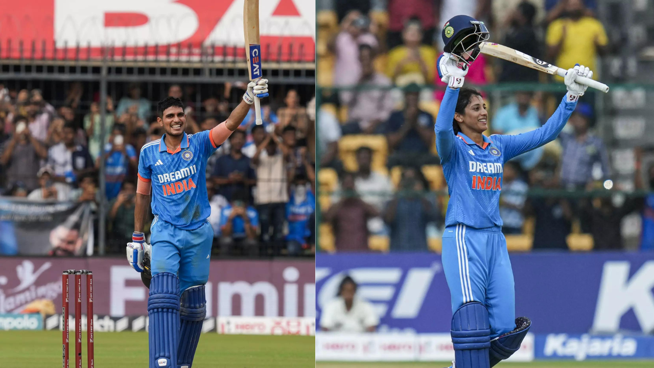 Shubman bags Polly Umrigar Award, Smriti Mandhana makes history with fifth BCCI honour