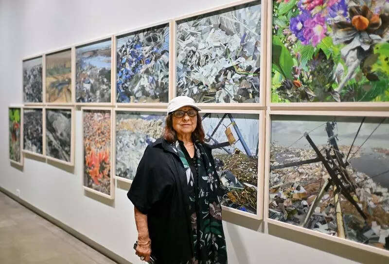 Landfills and e-waste: Navjot Altaf’s canvas dwells on ravaged landscapes