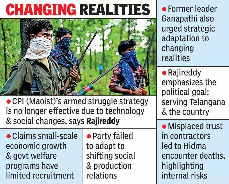 Gun path no longer viable as Maoist chain of command snaps: Rajireddy