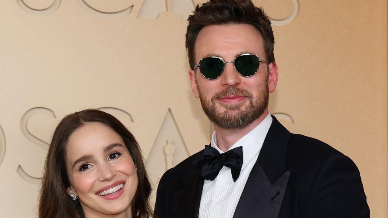 Chris Evans, Alba Baptista charm in rare Oscars 2026 outing