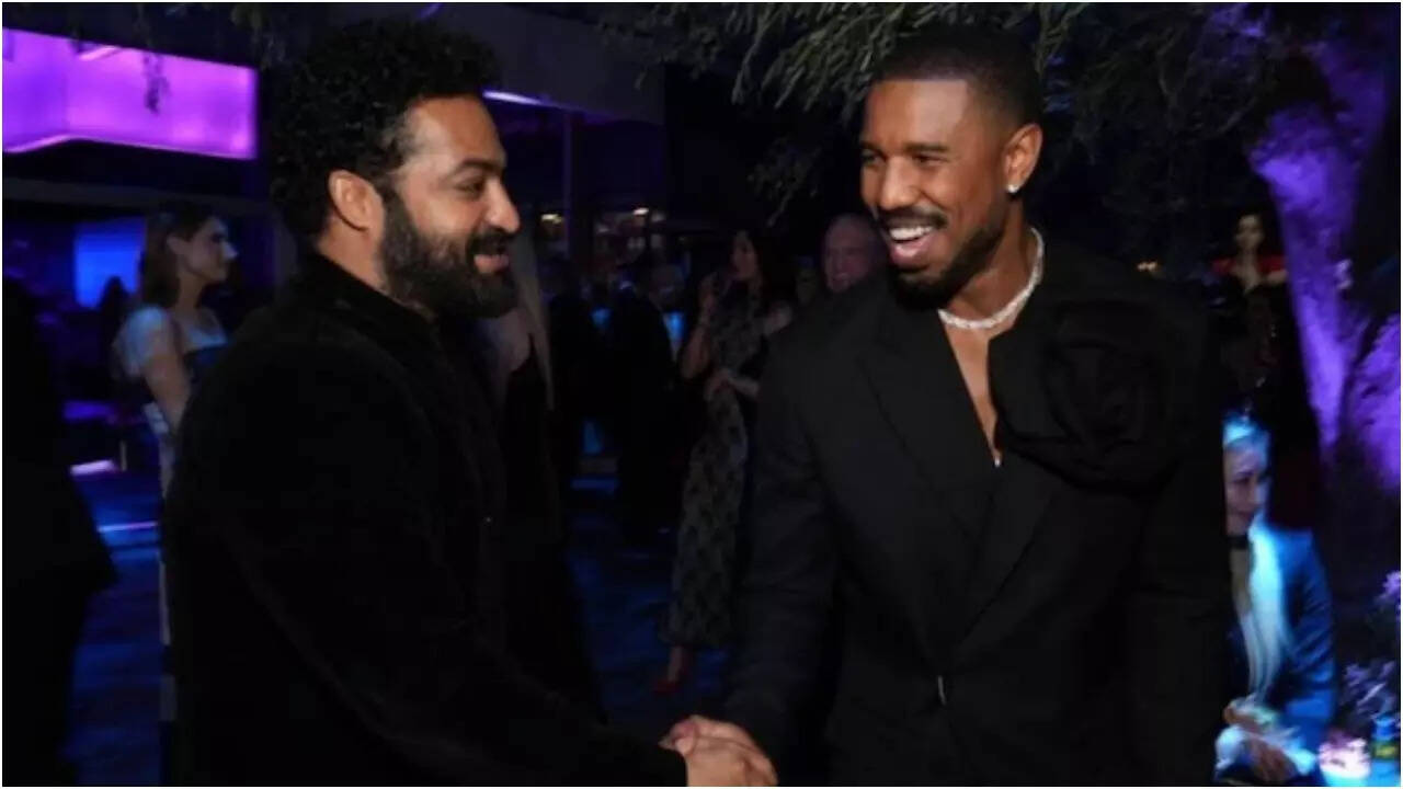 When Michael B. Jordan shared a laugh with Jr. NTR