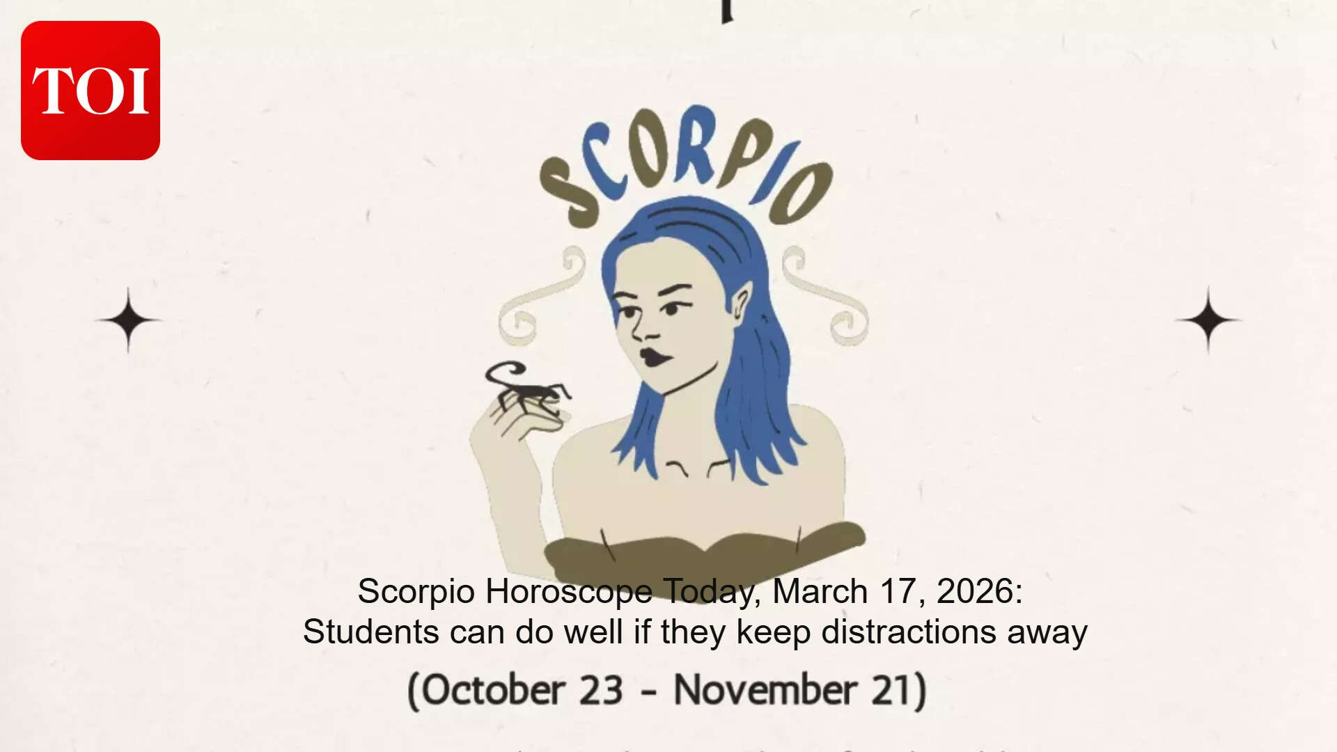Save First, Enjoy Family: Scorpio horoscope eases stress; money, work and health steady