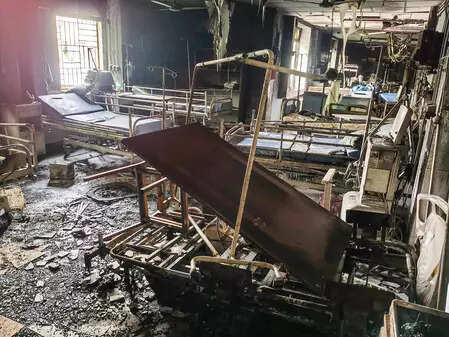 SCB hospital fire: Kin mourn deaths of patients