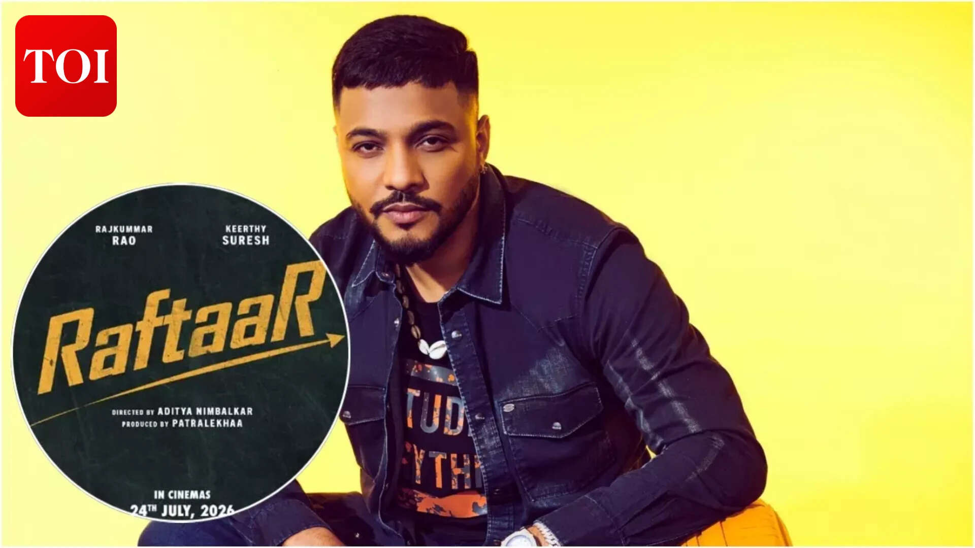 Rapper Raftaar says Rajkummar's film 'Raftaar' is not about him