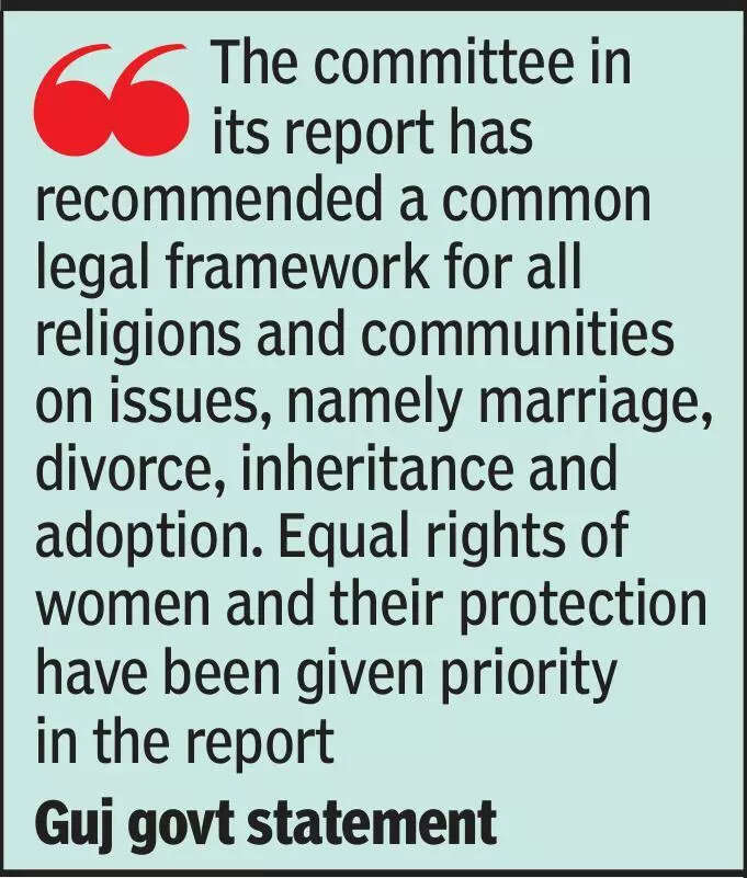 UCC report submitted to CM, bill likely to be tabled in assembly soon