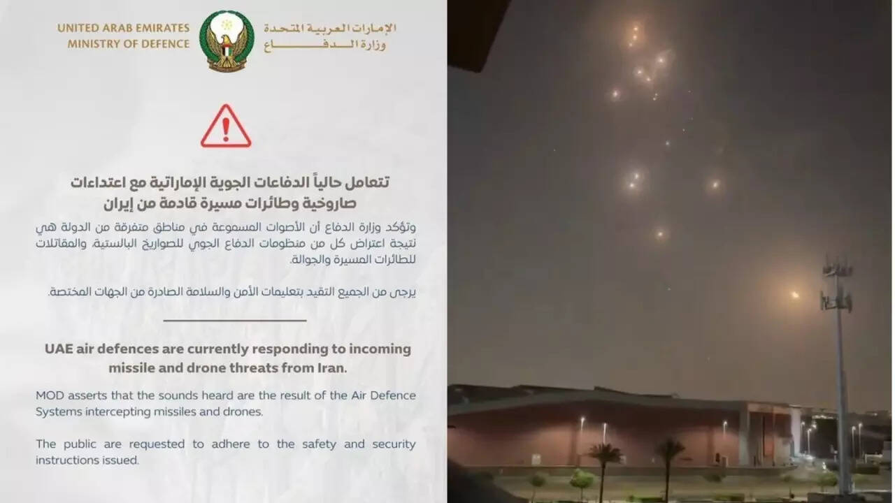 UAE sends emergency missile alert: Dubai confirms sounds heard across emirate were successful air defence interception amid Iran vs US-Israel war