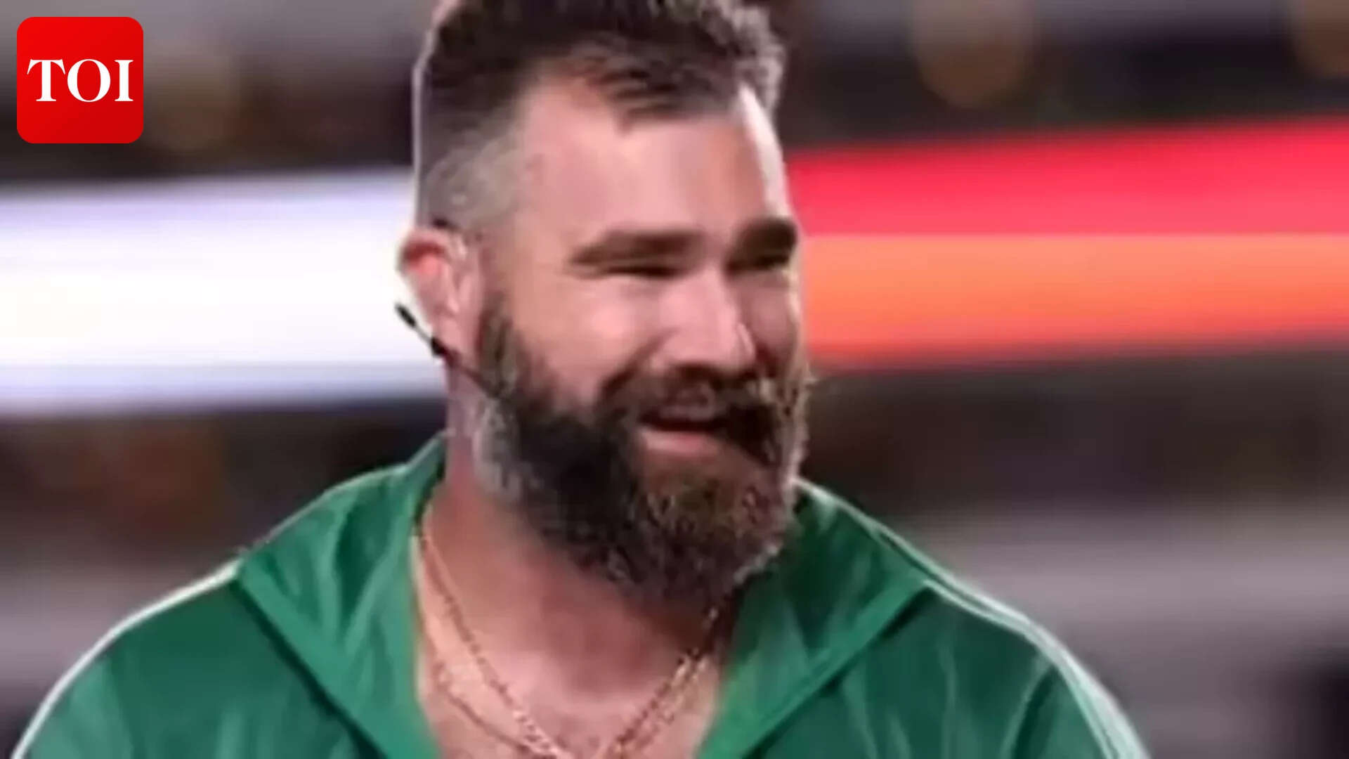 Jason Kelce’s 6 year old daughter crashes his and Travis Kelce’s podcast